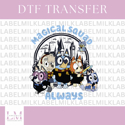 DTF Transfers - Magic Bluey