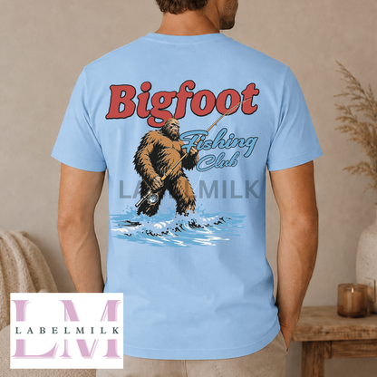 Bigfoot Fishing Club T-Shirt - Men’s Funny Fishing Top