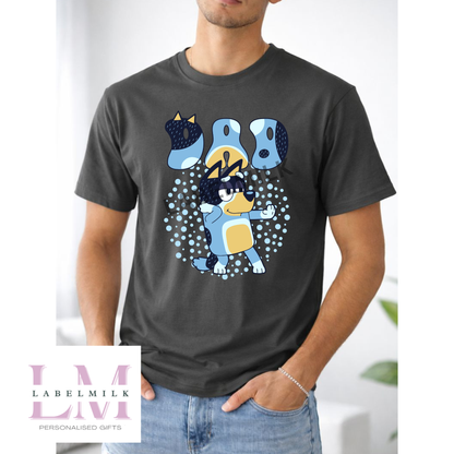 Adults Bluey Dad T-Shirt