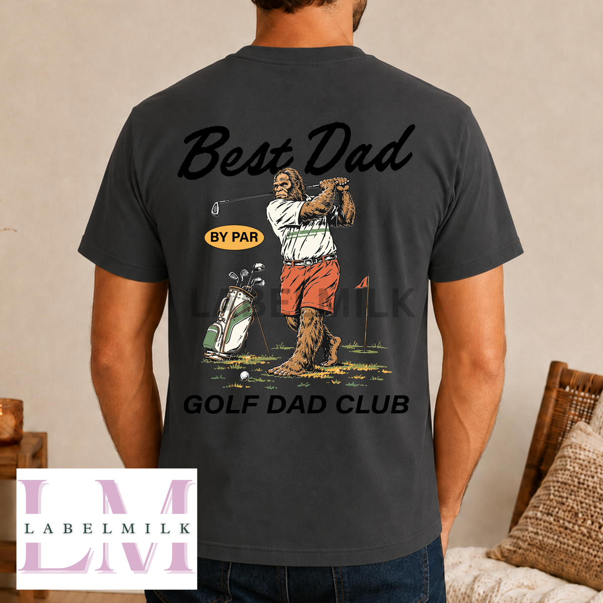 Best Dad By Par T-Shirt - Men’s Golfing Top - Dad Gift