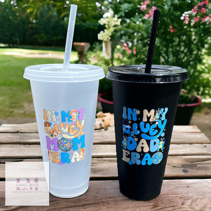 24oz Bluey Mum & Dad Cups