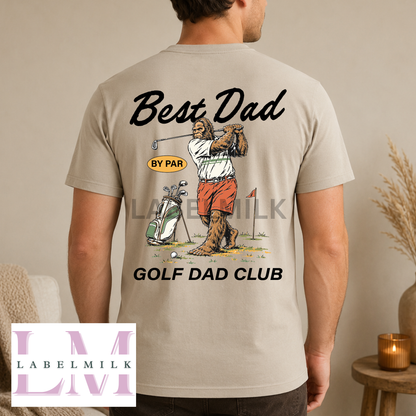 Best Dad By Par T-Shirt - Men’s Golfing Top - Dad Gift