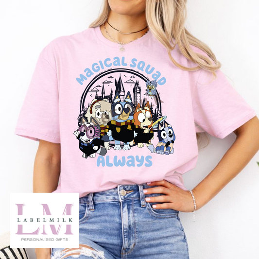 Adults Bluey X Potter T-Shirt