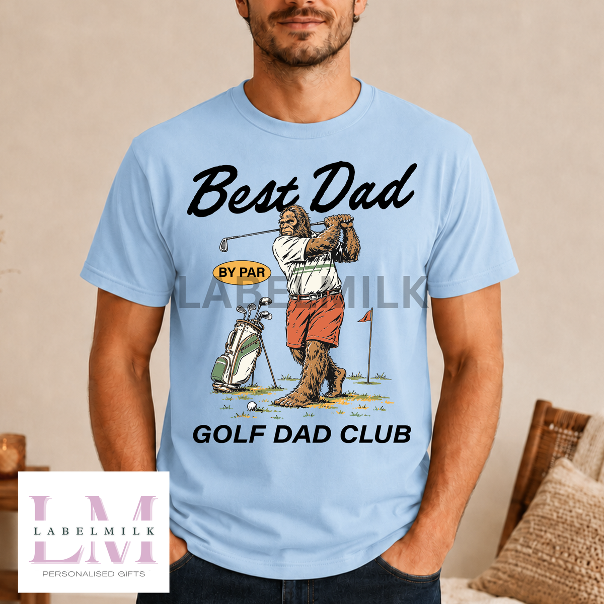 Best Dad By Par T-Shirt - Men’s Golfing Top - Dad Gift