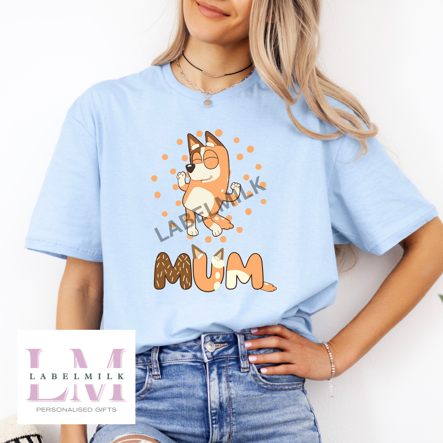 Adults Bluey Mum T-Shirt
