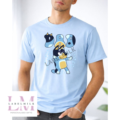 Adults Bluey Dad T-Shirt