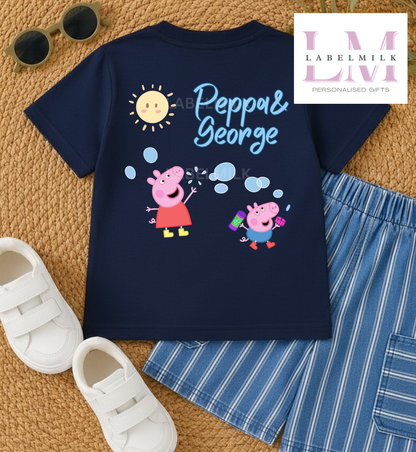 Peppa & George Pig T-Shirt