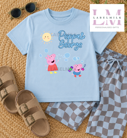 Peppa & George Pig T-Shirt