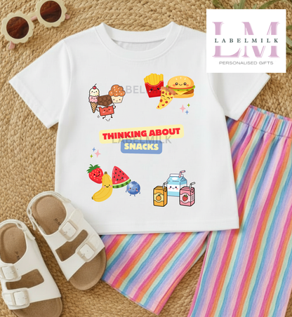 Thinking About Snacks T-Shirt