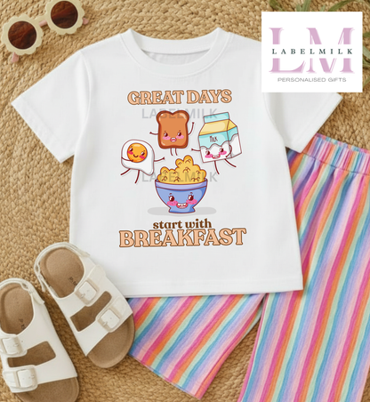 Great Days T-Shirt - Breakfast