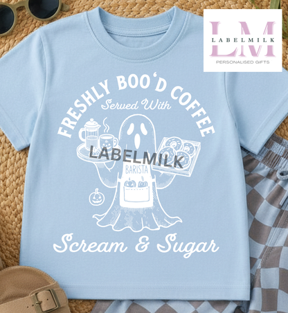 Just Boo’d Coffee - Kids Halloween T-Shirt