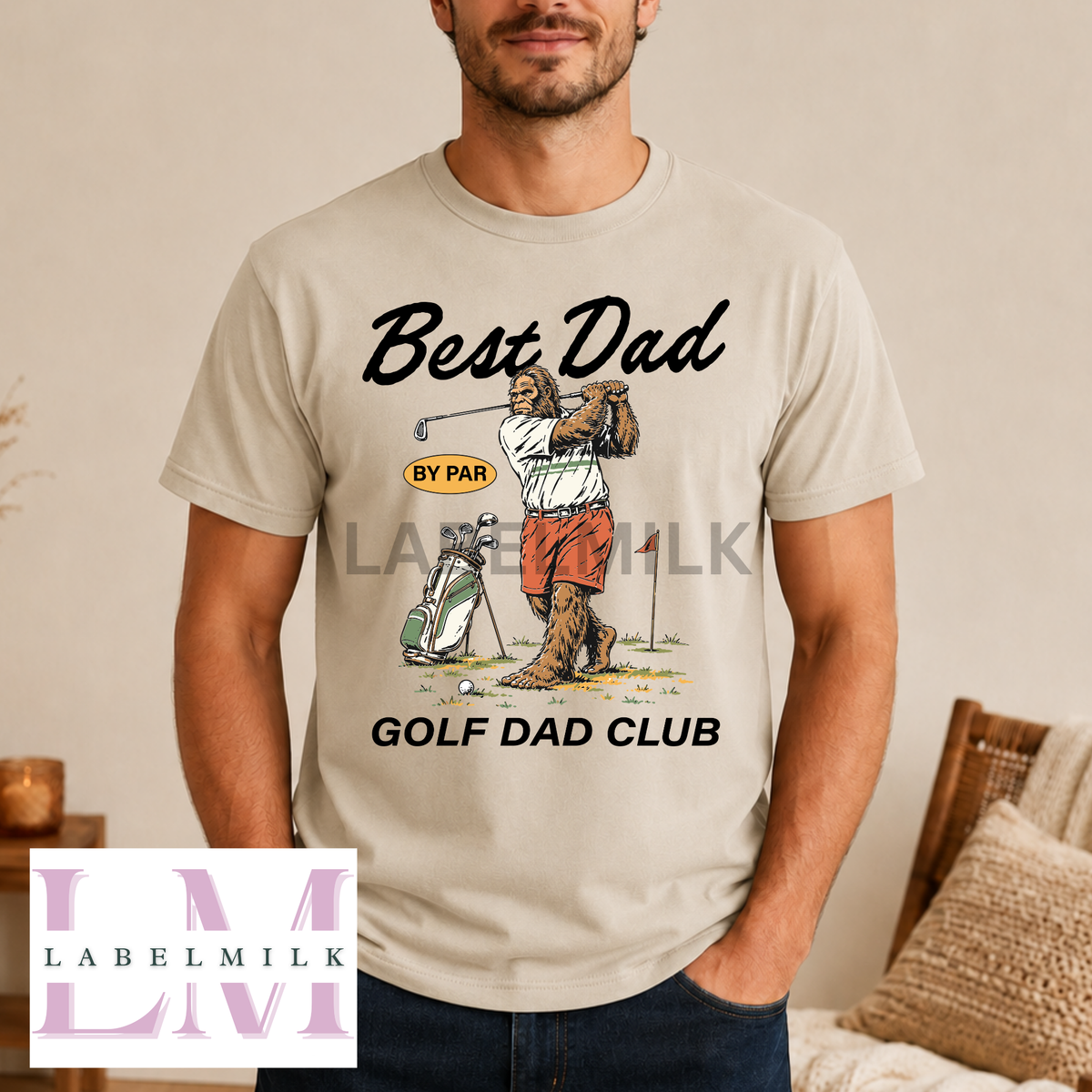 Best Dad By Par T-Shirt - Men’s Golfing Top - Dad Gift