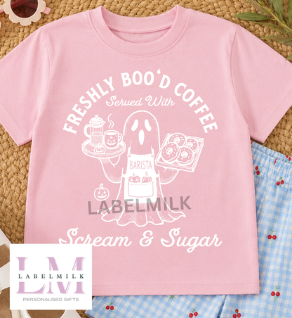 Just Boo’d Coffee - Kids Halloween T-Shirt