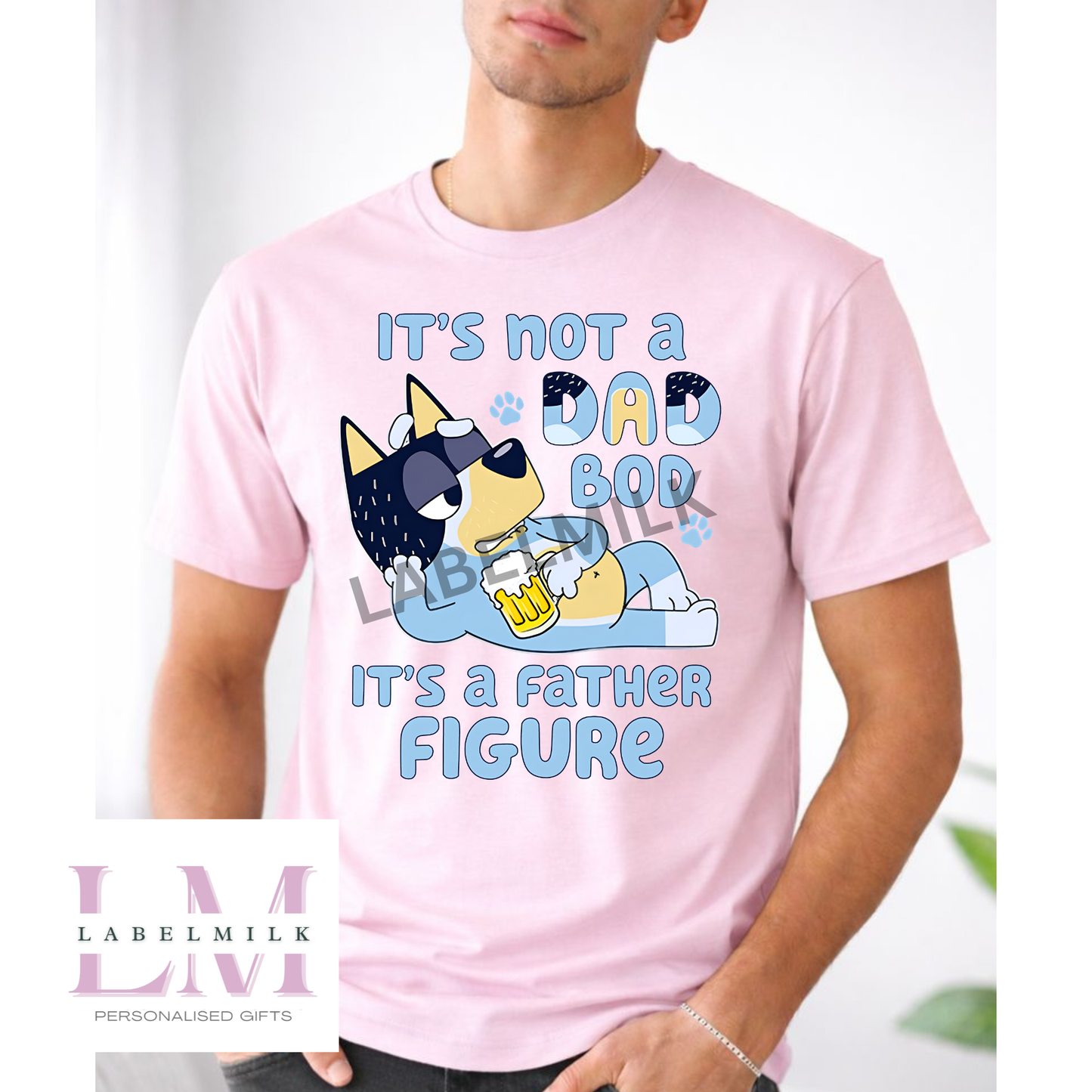 Adults Father Figure T-Shirt (Bluey)
