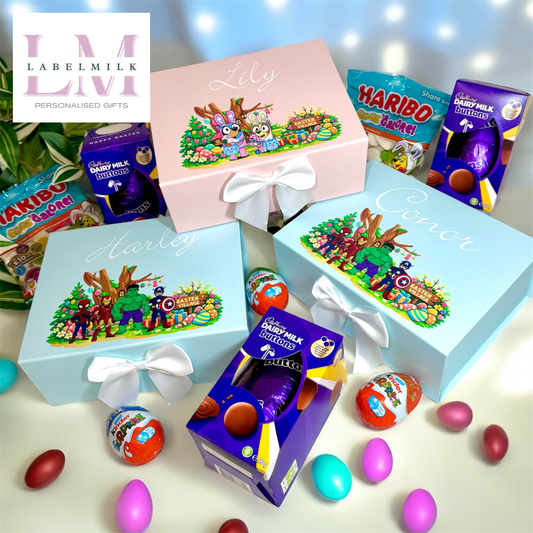 Personalised Easter Basket - Filled Easter Hamper