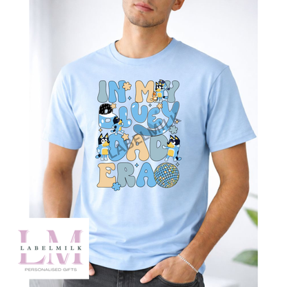 Adults Dad Era T-Shirt (Bluey)