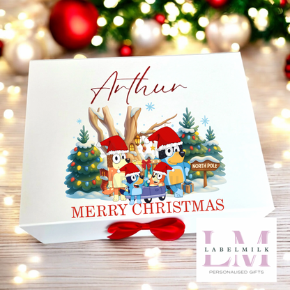 Personalised Christmas Eve Box - Santa Letter - Nice List Certificate - Christmas Medal - Paw Patrol