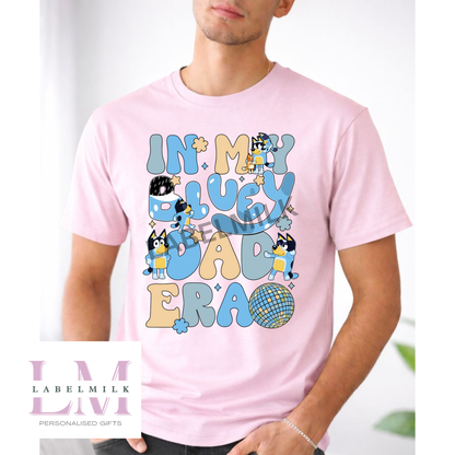 Adults Dad Era T-Shirt (Bluey)