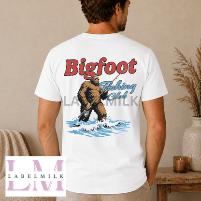 Bigfoot Fishing Club T-Shirt - Men’s Funny Fishing Top