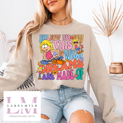 Lizzie Dreams Jumper, Lizzie McGuire Sweatshirt