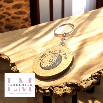 Golf Dad Keyring