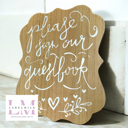 Guestbook Sign Decor