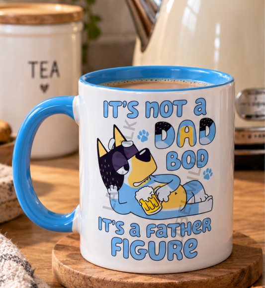 Dad Bod Father Figure Mug - Funny Dad Gift