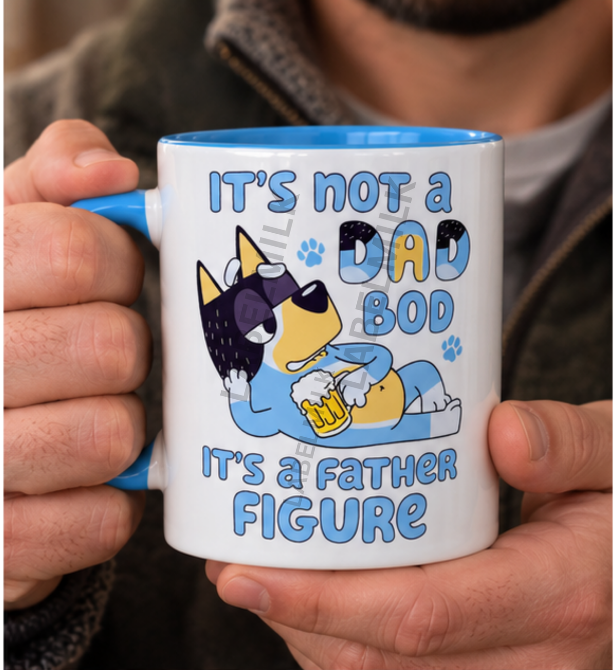 Dad Bod Father Figure Mug - Funny Dad Gift