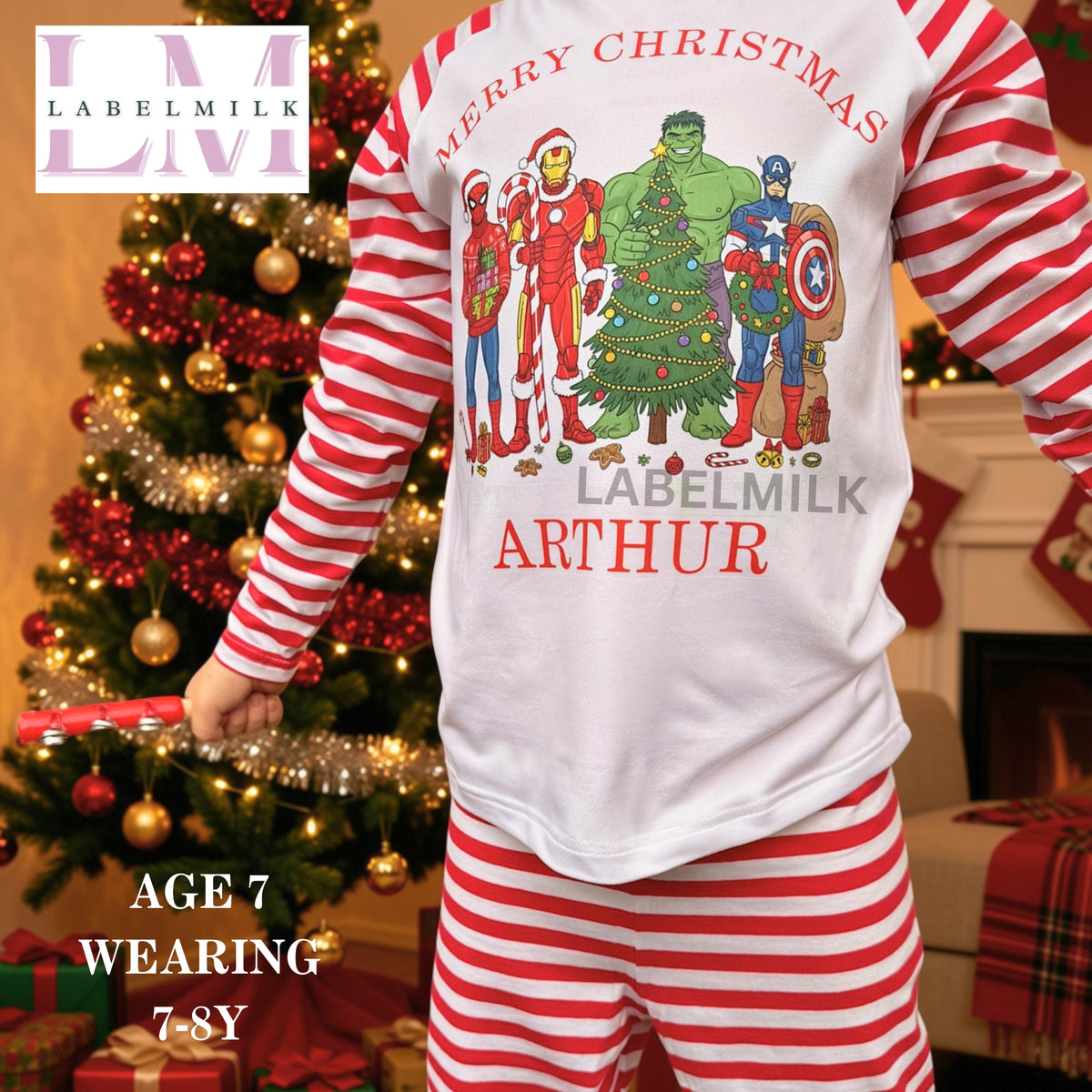 Personalised Christmas Pyjamas - Kids Christmas Pyjamas