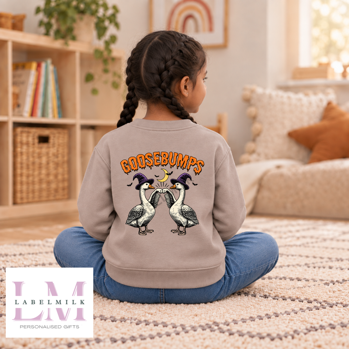 Goosebumps Sweatshirt - Kids Funny Pun Jumper