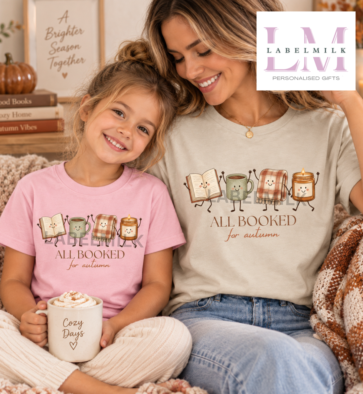 All Booked For Autumn - Adults Book Lover T-Shirt