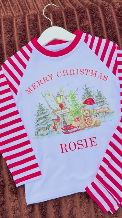 Personalised Christmas Pyjamas - Kids Christmas Pyjamas